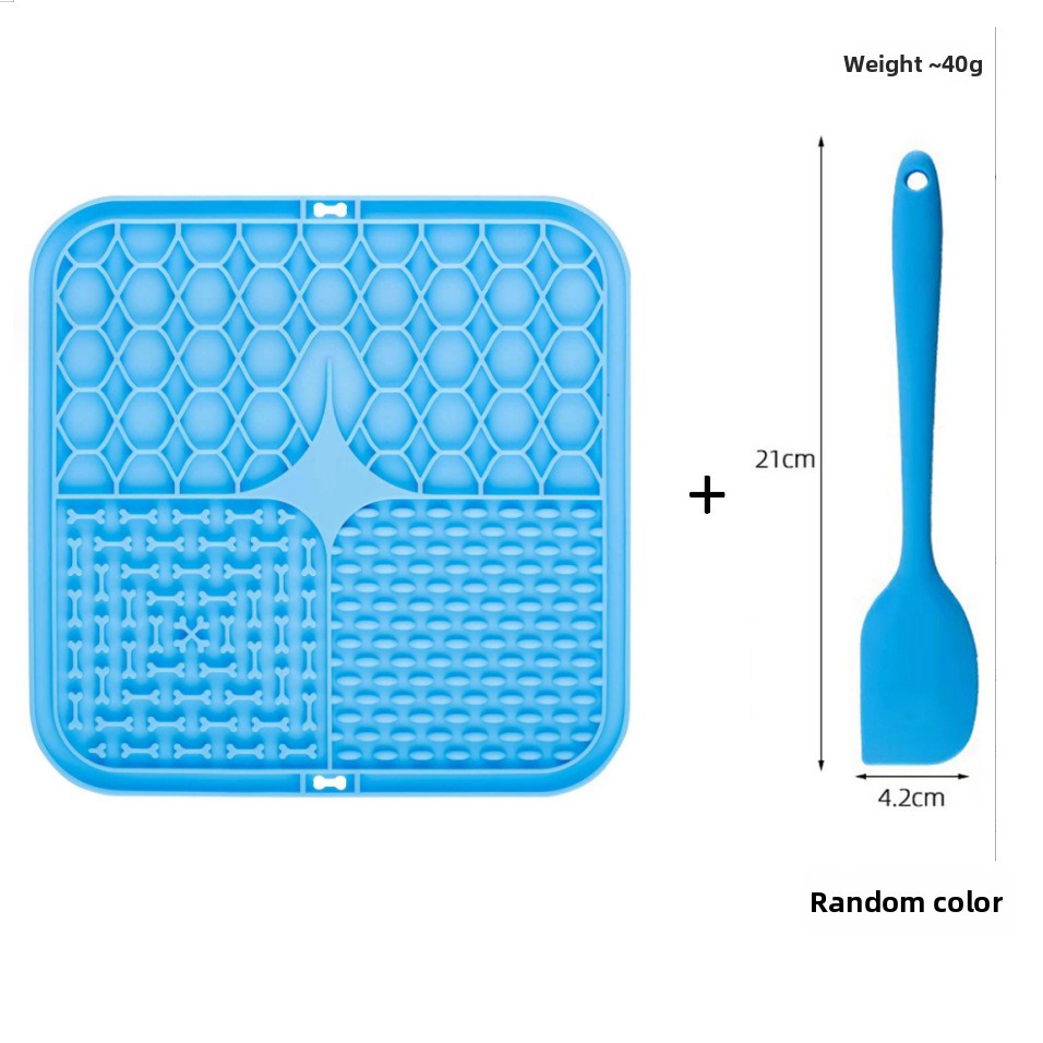 Silicone lick mat slow feeder with suction base, photo 6 of 23
