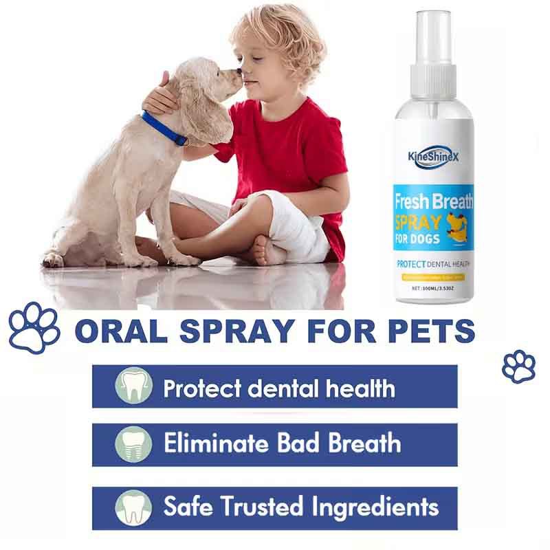Pet Teeth Cleaning Oral Spray for Bad Breath and Tartar