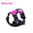 H shape reflective dog harness for medium and large dogs in black, view 25