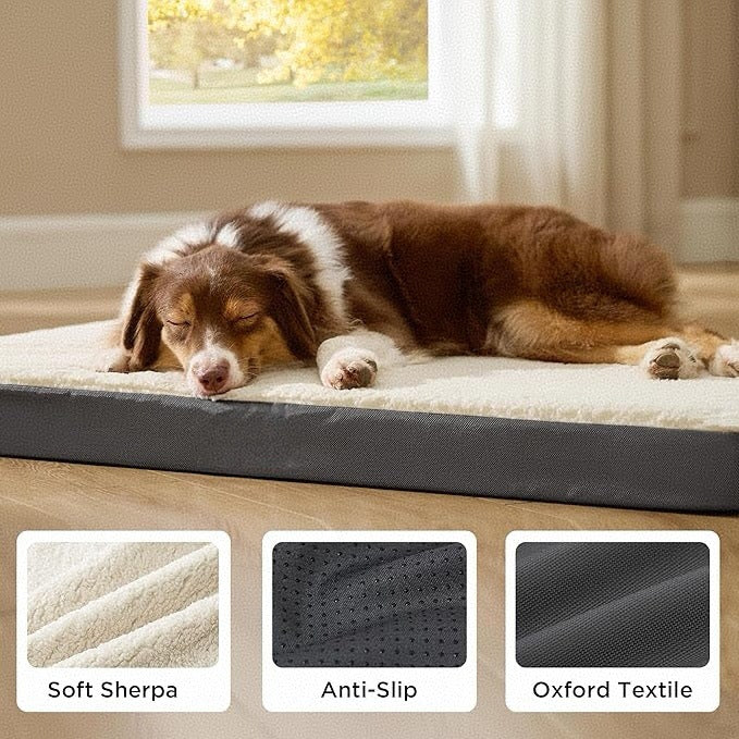 Washable flat dog bed and cat mat in breathable fabric, photo 3
