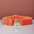Soft velvet dog collar with metal buckle, available from Pet Royale UK