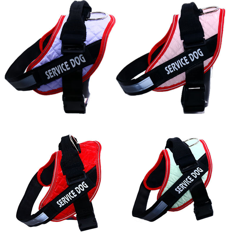 Colourful no choke dog harness and lead set for puppies to large dogs