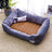 Warm Donut Pet Bed for Cats and Dogs with Optional Blanket, Cooling Mat and Toy, 45-70cm