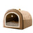 Polar fleece pet house with removable cover for dogs and cats, photo 4