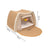 Solid wood enclosed cat tent with sisal scratching pad, view 10