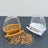 Green splash proof hanging bird feeder inside cage, view 4