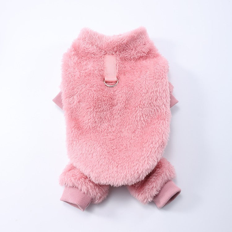 Fleece lined cable knit dog jumpsuit, available in 12 colours, image 13