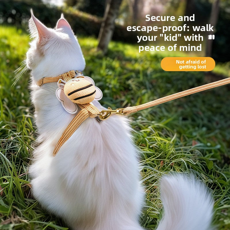 Escape-proof cat harness and lead set with adjustable strap, product image 1