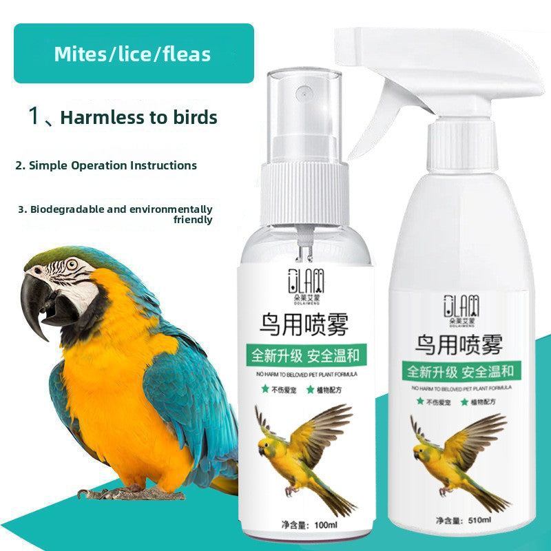 Bird Mite Repellent Spray for Cages and Perches 100ml