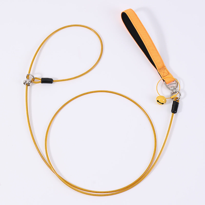 Steel wire core dog slip lead, available from Pet Royale UK
