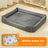 Waterproof Oxford dog bed with raised edges and soft base, photo 53