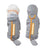 Waterproof four leg dog raincoats in orange and green