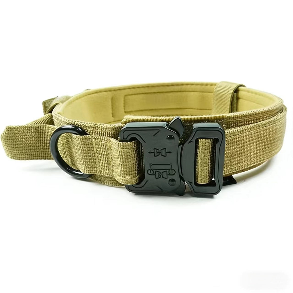 Tactical nylon dog training collar with control handle, product image 9