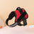 Reflective escape resistant dog harness in black, view 28
