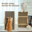 Corrugated cardboard cat scratching board and bed for indoor cats, view 2