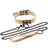 PU leather dog collar and lead set with chain detail, product image 15