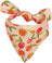 Reversible polyester dog bandana in fun prints in Dot, material detail