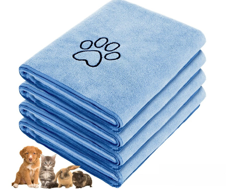 Quick-Drying Microfibre Bath Towel for Dogs and Cats