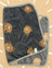 Orange check flannel blanket for dogs and cats