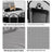 Grey enclosed pet whelping tent with removable pad, photo 3