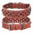 Studded leather dog collar with metal rivets, product image 8