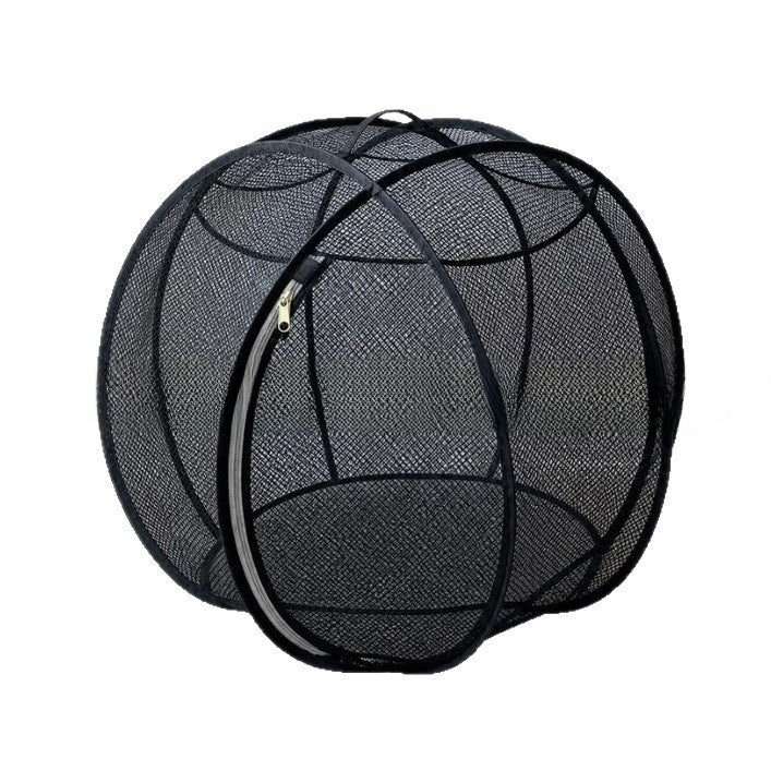 Rolling mesh cat playpen on wheels, product detail photo