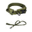 Tactical nylon dog collar with handle, 3 sizes available