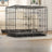 Foldable iron pet crate for small dogs, detail photo 9