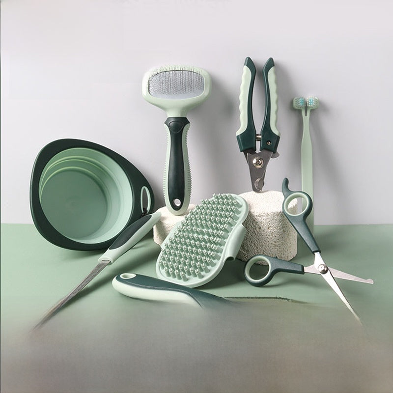 Home Pet Grooming Set for Dogs and Cats with Detangling Comb
