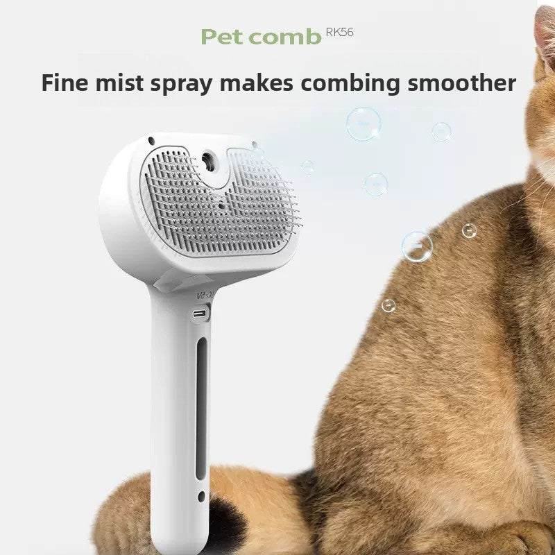 Electric Pet Spray Comb for Cats and Dogs, Shedding Control