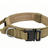 Tactical nylon dog collar with handle, main product photo