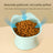 Raised tilted cat food bowl with anti-tip base, photo 4 of 8