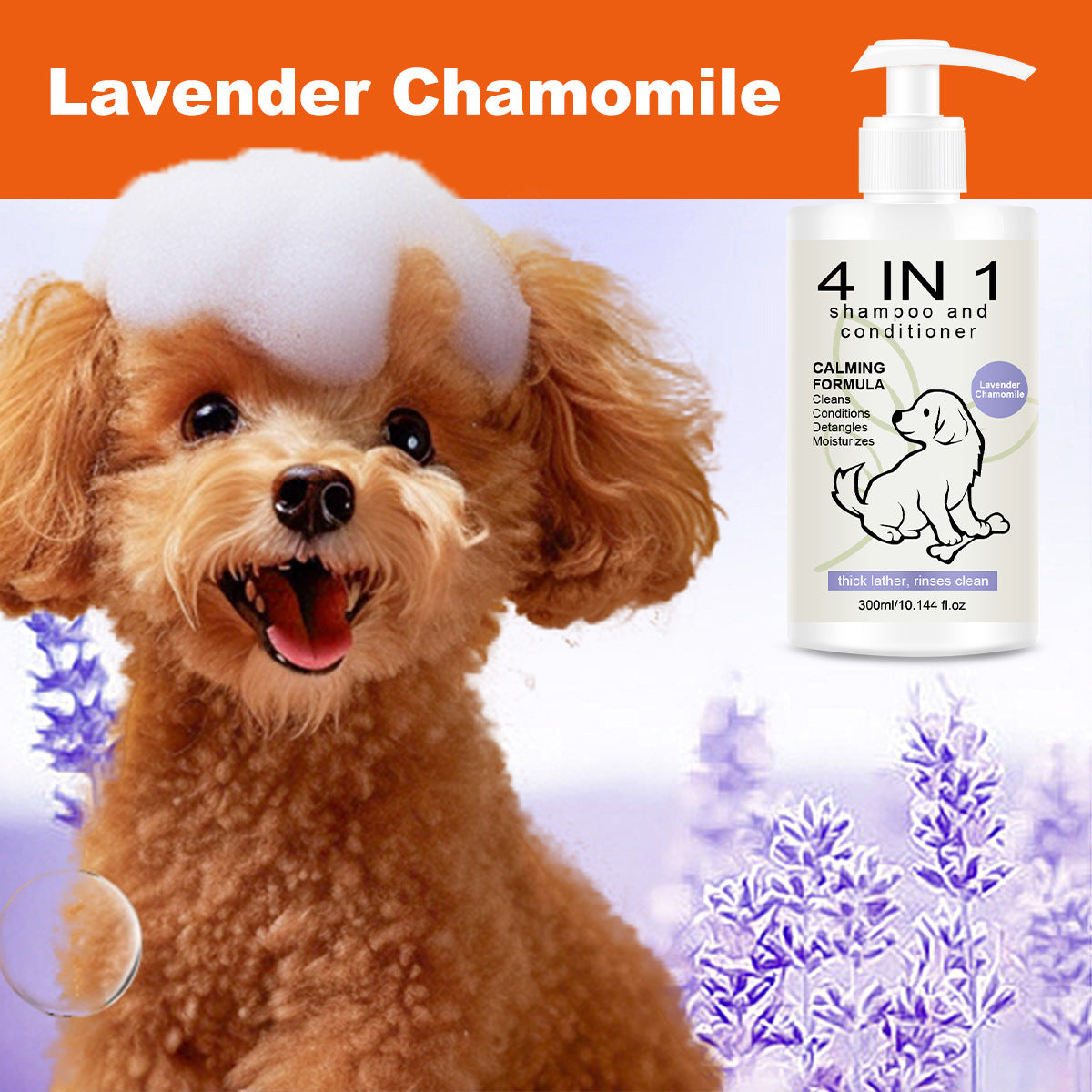 Deep Cleansing Moisturising Pet Shampoo for Dogs and Cats