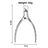 Anti-Bleeding Nail Clipper for Puppies and Cats, Steel Blade