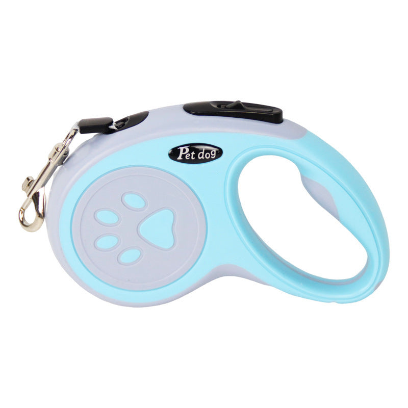 One-button retractable dog lead, available from Pet Royale UK