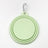 Portable Collapsible Silicone Pet Bowl 350ml with Carry Hook for Outdoor Use
