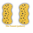 Felt cat tunnel bed and play tunnel in Yellow, size 92 x 43cm