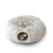 Grey plush cat tunnel bed with cosy nest end, photo 6