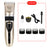 Cordless Dog Hair Clippers with Guide Combs, Low Noise Trimmer Kit