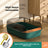 Top Entry Cat Litter Box with High Border, Low Tracking Design