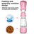 Portable Pet Water Bottle with Drinking Bowl, Leakproof Travel Dispenser for Dogs and Cats