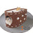 Beige double layer felt cat bed and scratching board, view 5