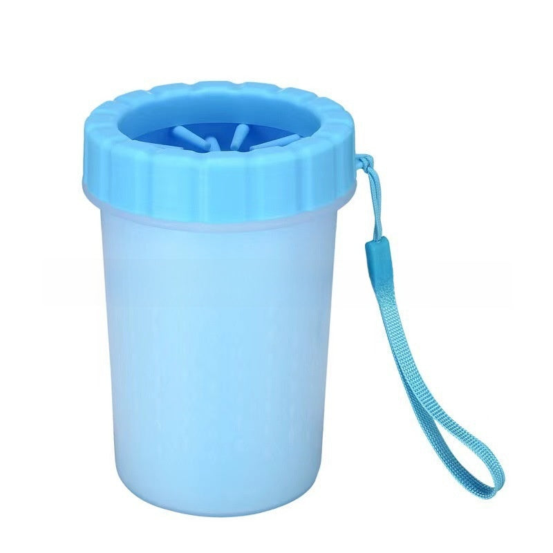 Silicone Brush Dog Foot Washing Cup, Quick Rinse Paw Cleaner