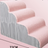 Pet ramp stairs with removable washable cover in Pink 4 Step Upgraded, size Ramp Stairs