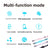 Reflective Bluetooth tracker collar for cats and small dogs, in a home setting