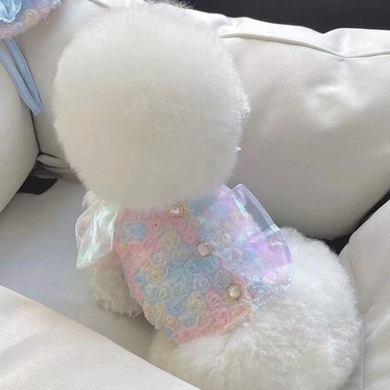Summer princess dress for small dogs, available in 2 colours, image 11