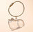 Transparent Animal Hair Memorial Keychain Pendant