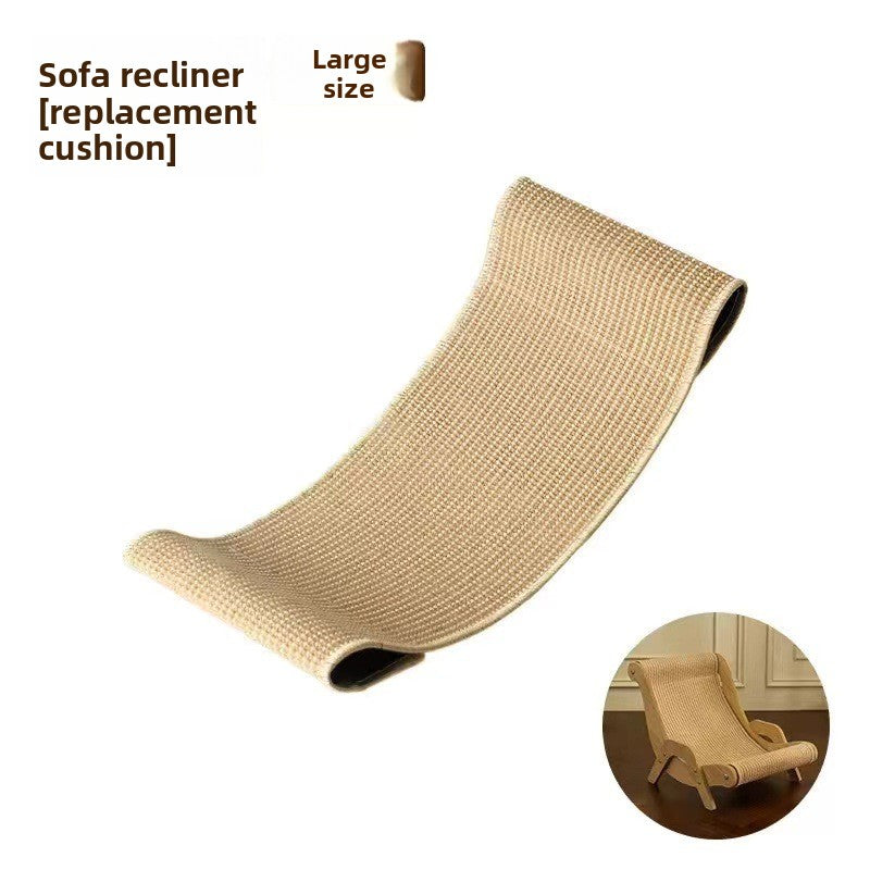 Cat scratcher lounge chair with climbing frame, additional product photo