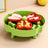 Dog puzzle slow feeder bowl in Windmill, Christmas Green