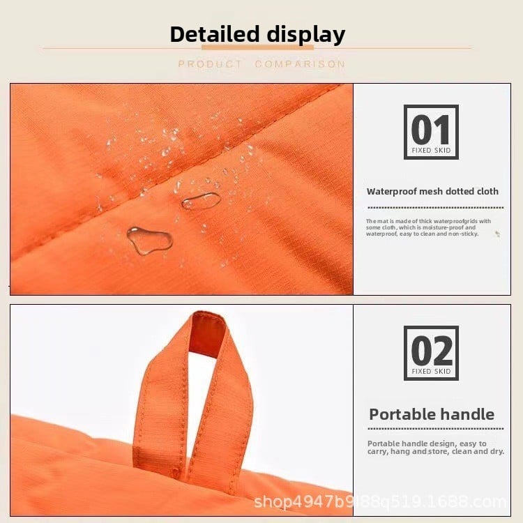 Large double-sided waterproof dog mat for floors, photo 4 of 15